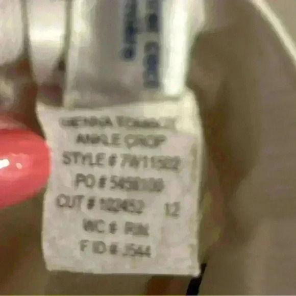 Lucky Brand Sienna Tomboy Ankle Crop White Denim Pants. Size 6/26 - Picture 9 of 13